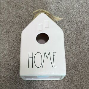 Rae Dunn Pink 'HOME' Ceramic Birdhouse Décor